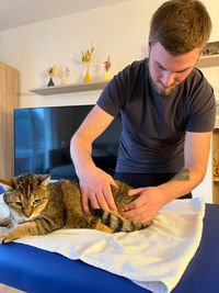 Massage Katze